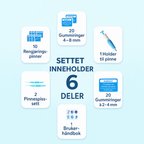 NORDIST Alcura – Hudvorte-fjerner (komplett sett)