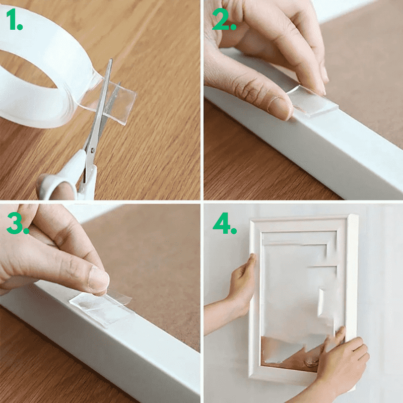 NORDIST NanoTape – Dobbeltsidig Ultrasterkt Teip