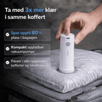 SpaceLuxe™ Reisesett | Ta med flere antrekk uten ekstra koffert