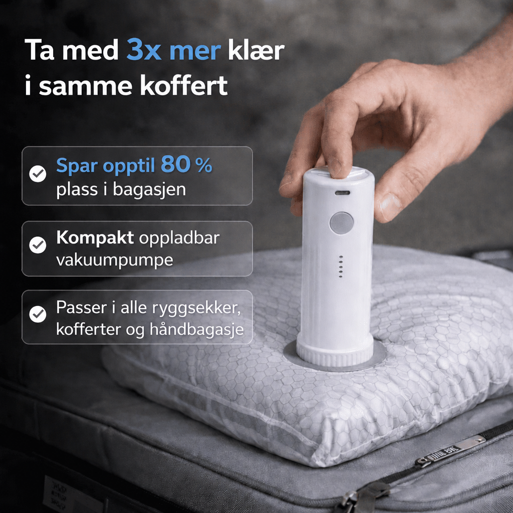 SpaceLuxe™ Reisesett | Ta med flere antrekk uten ekstra koffert