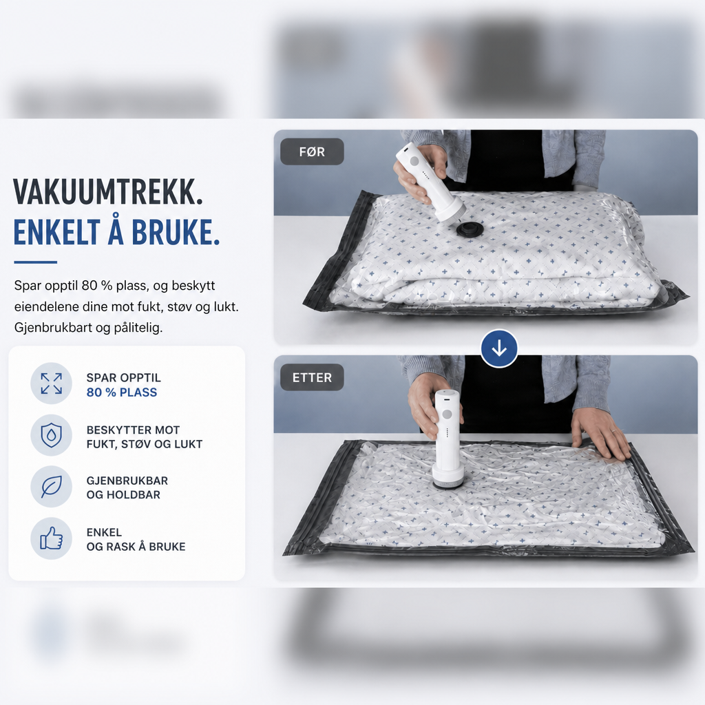 SpaceLuxe™ Reisesett | Ta med flere antrekk uten ekstra koffert