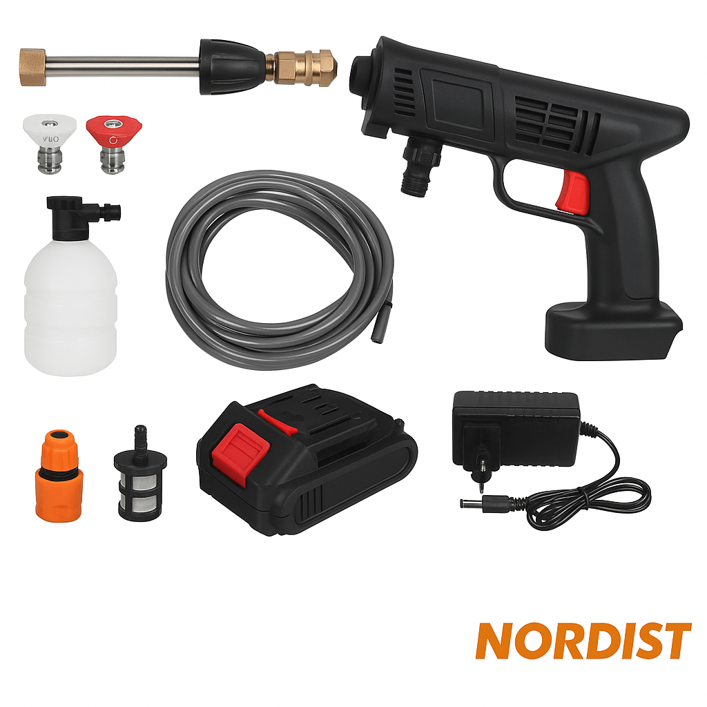 NORDIST HydroWash – Trådløs Høytrykkspyler