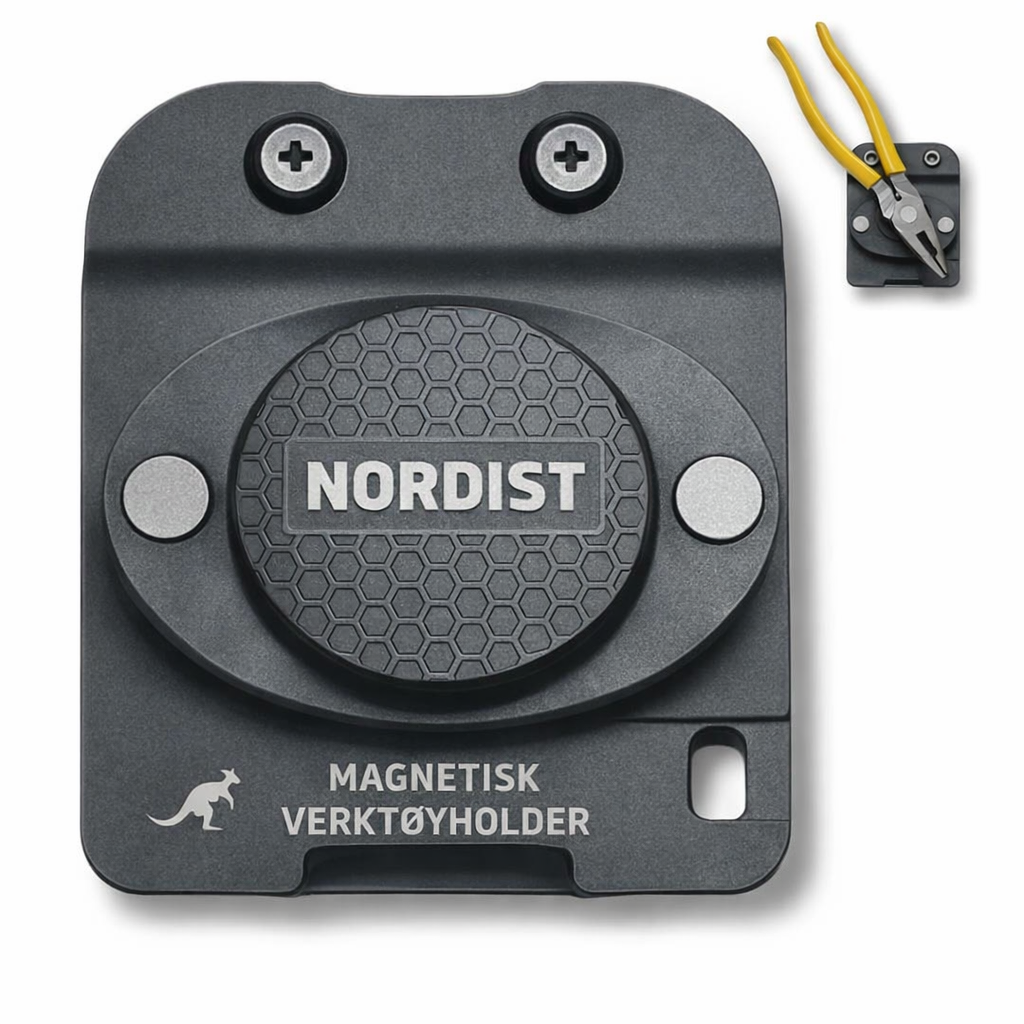 NORDIST MagMaster — Magnetisk verktøyholder for ekte arbeid