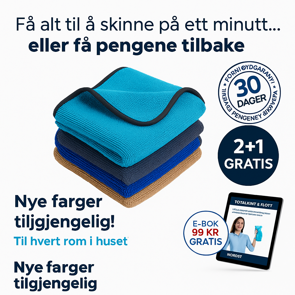 NORDIST TotalClean - Mikrofiberklut XXL