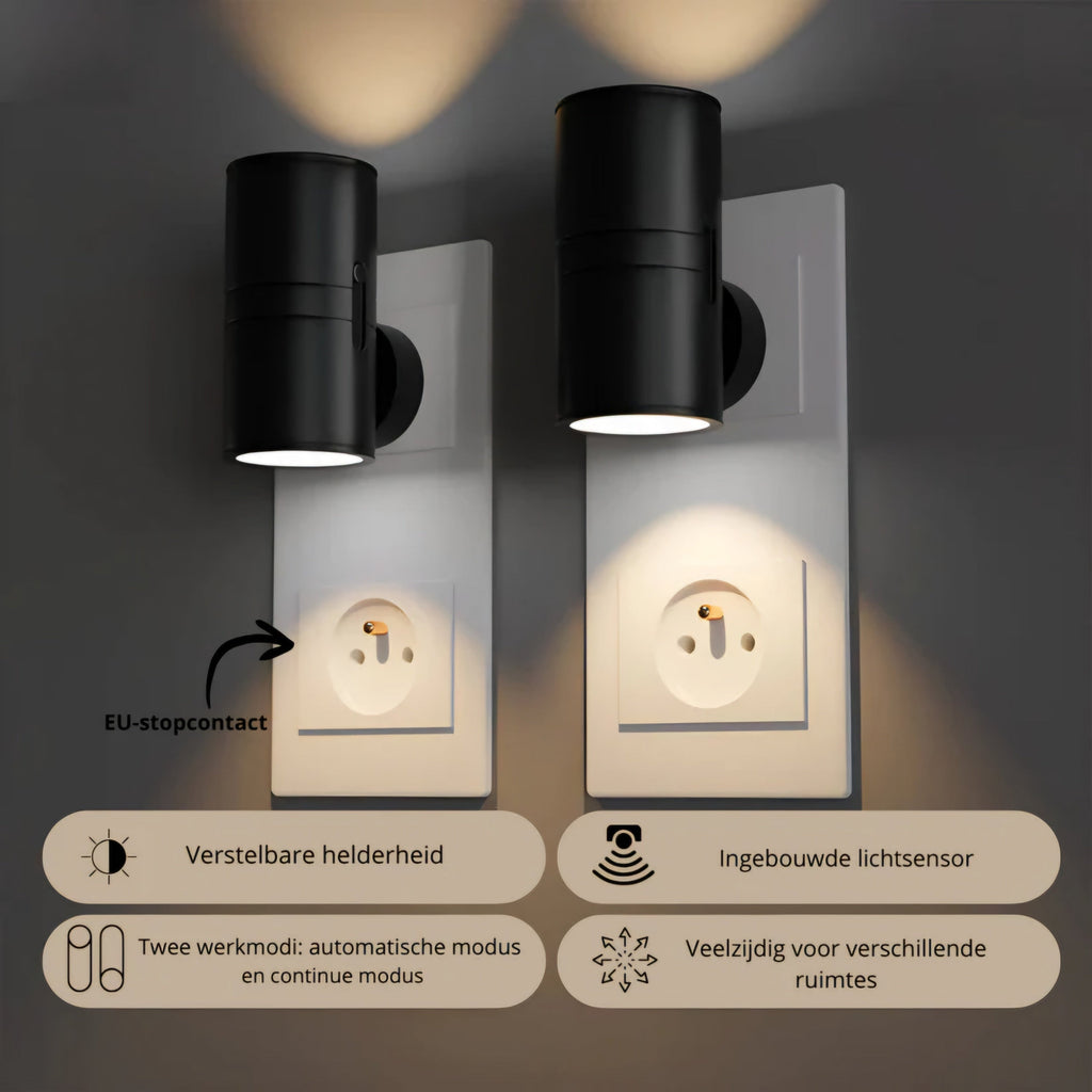 NORDIST™ Plugify — Smart Stikkontaktslampe