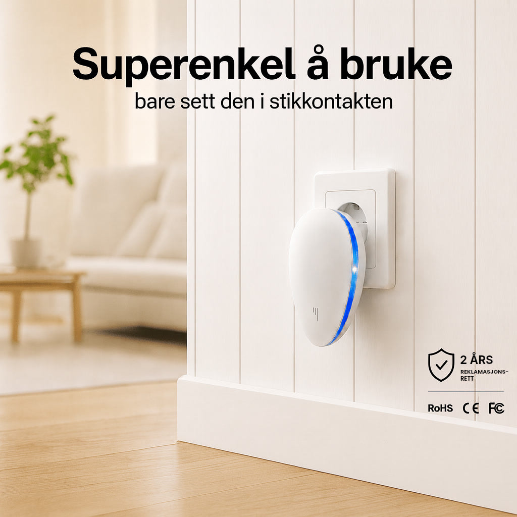 Ultralyd skadedyravviser – hold mus og rotter borte uten gift